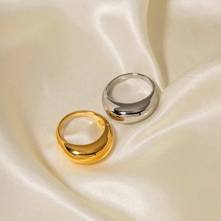Bague Intemporelle en Arc Doré