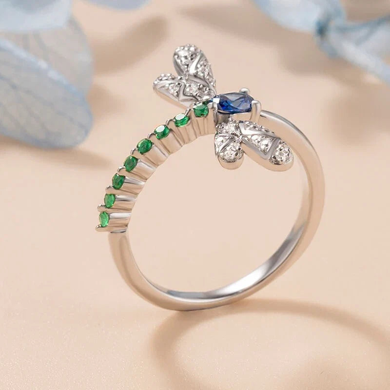 Bague Chic Raffinée Libellule