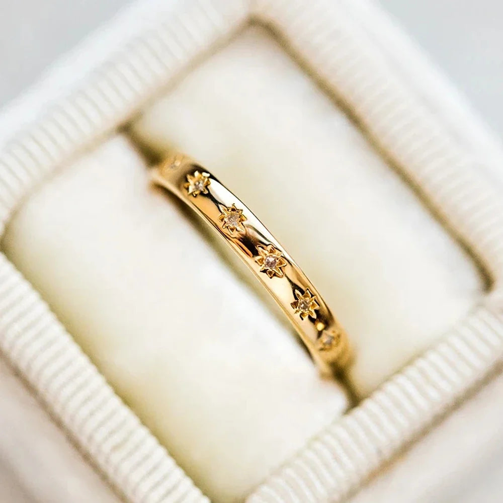 Bague Opulente de Style Coréen