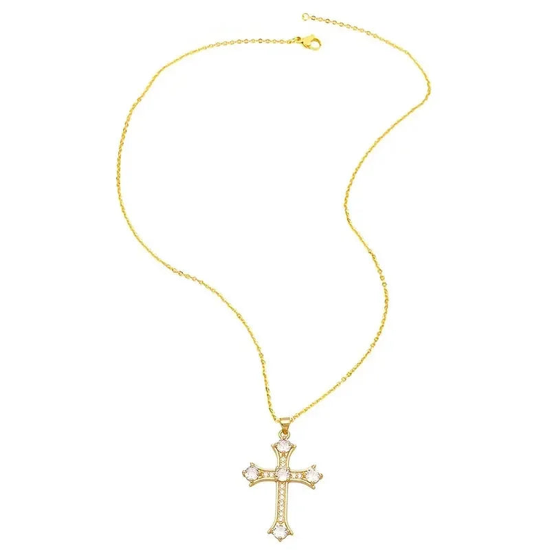 Collier Croisé en Zirconium Élégant