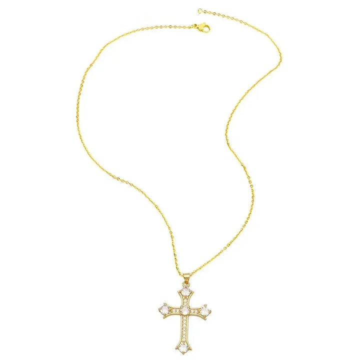 Collier Croisé en Zirconium Élégant