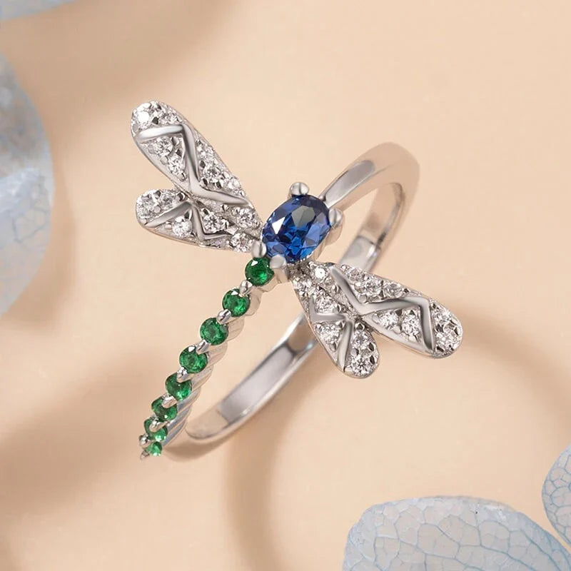 Bague Chic Raffinée Libellule