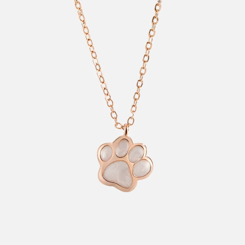 Collier avec Pendentif en Forme de Patte