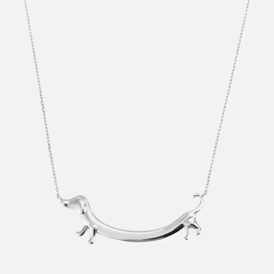 Collier avec Pendentif Teckel