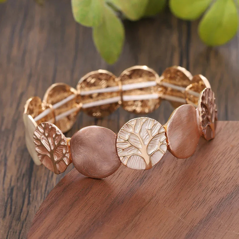 Bracelet Vintage en Or Rose Naturel