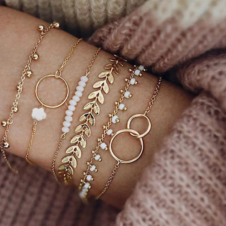 Pack de Bracelets Boho en Or