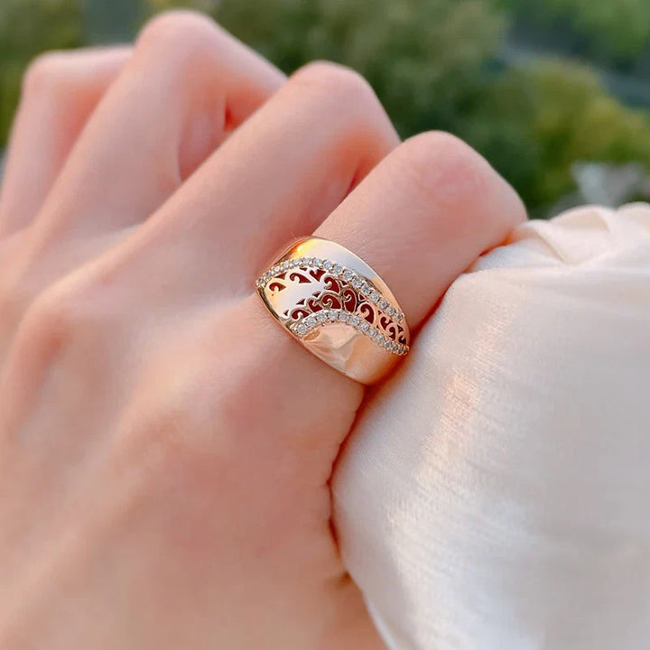 Bague Tissée de Correspondance Précieuse