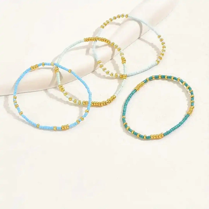 Bracelet Bohémien Chic en Perles Turquoise