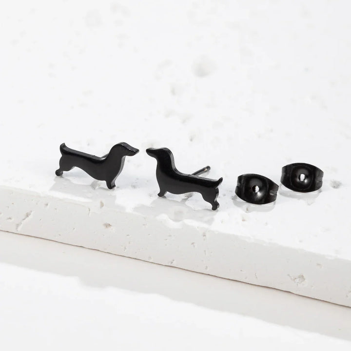 Dachshund Stud Earrings
