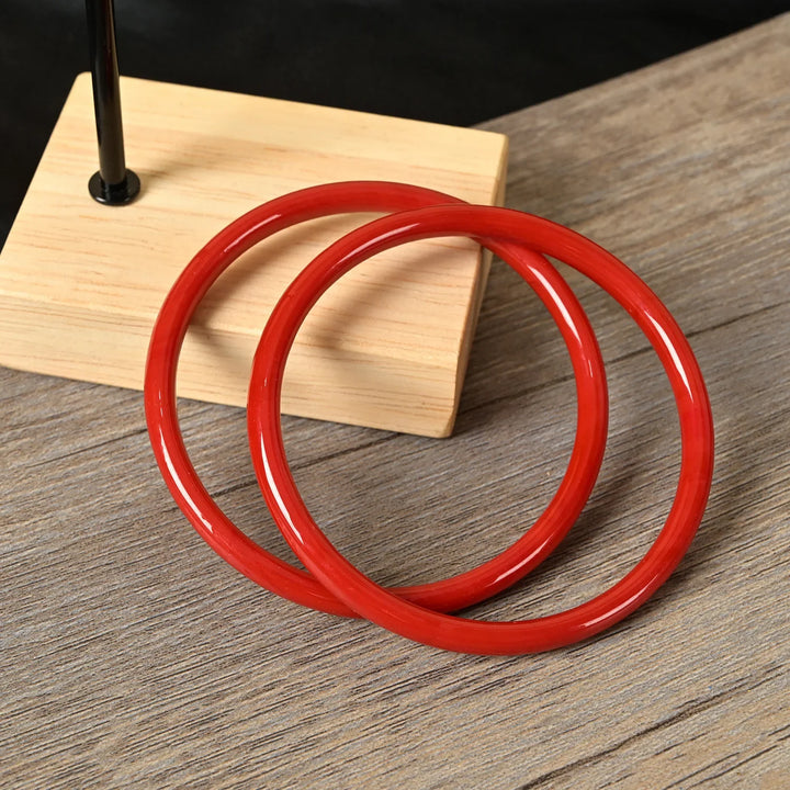 Bracelets Jingle en Verre Poli