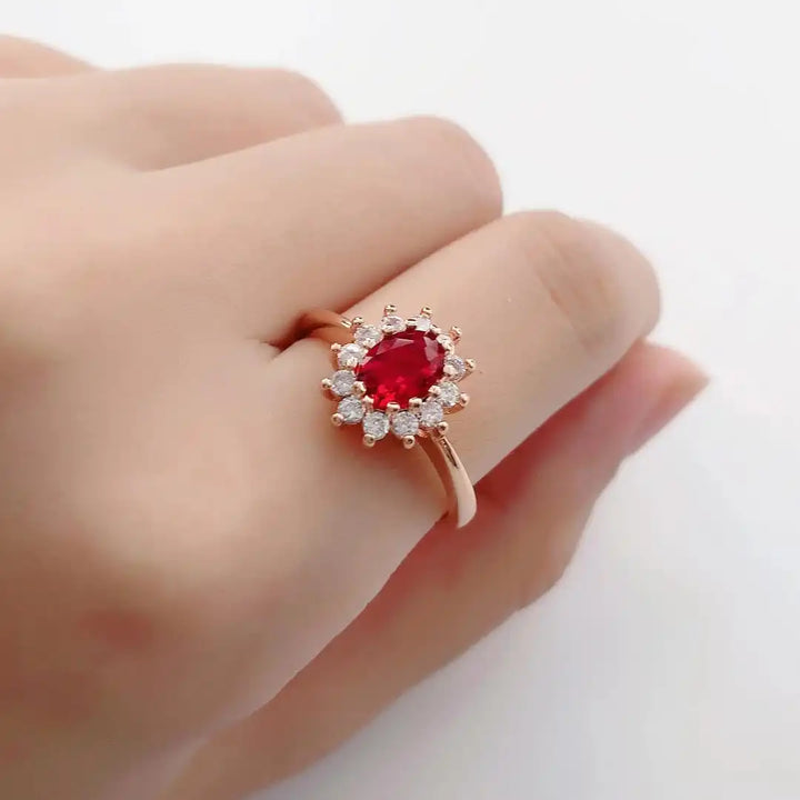 Bague Halo Héritage de Déclaration