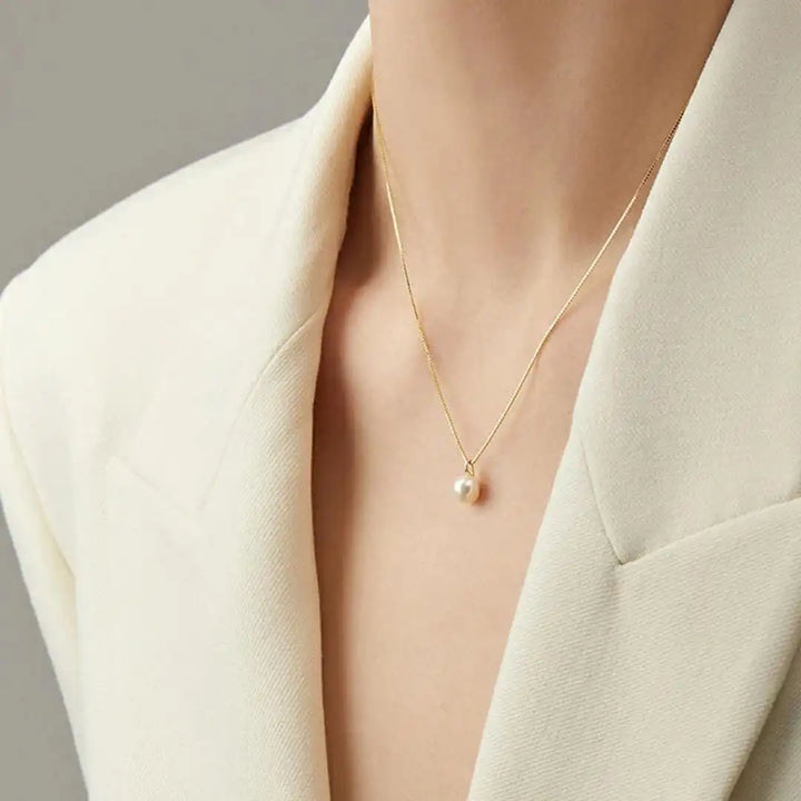 Collier Pendentif en Perles Intemporel