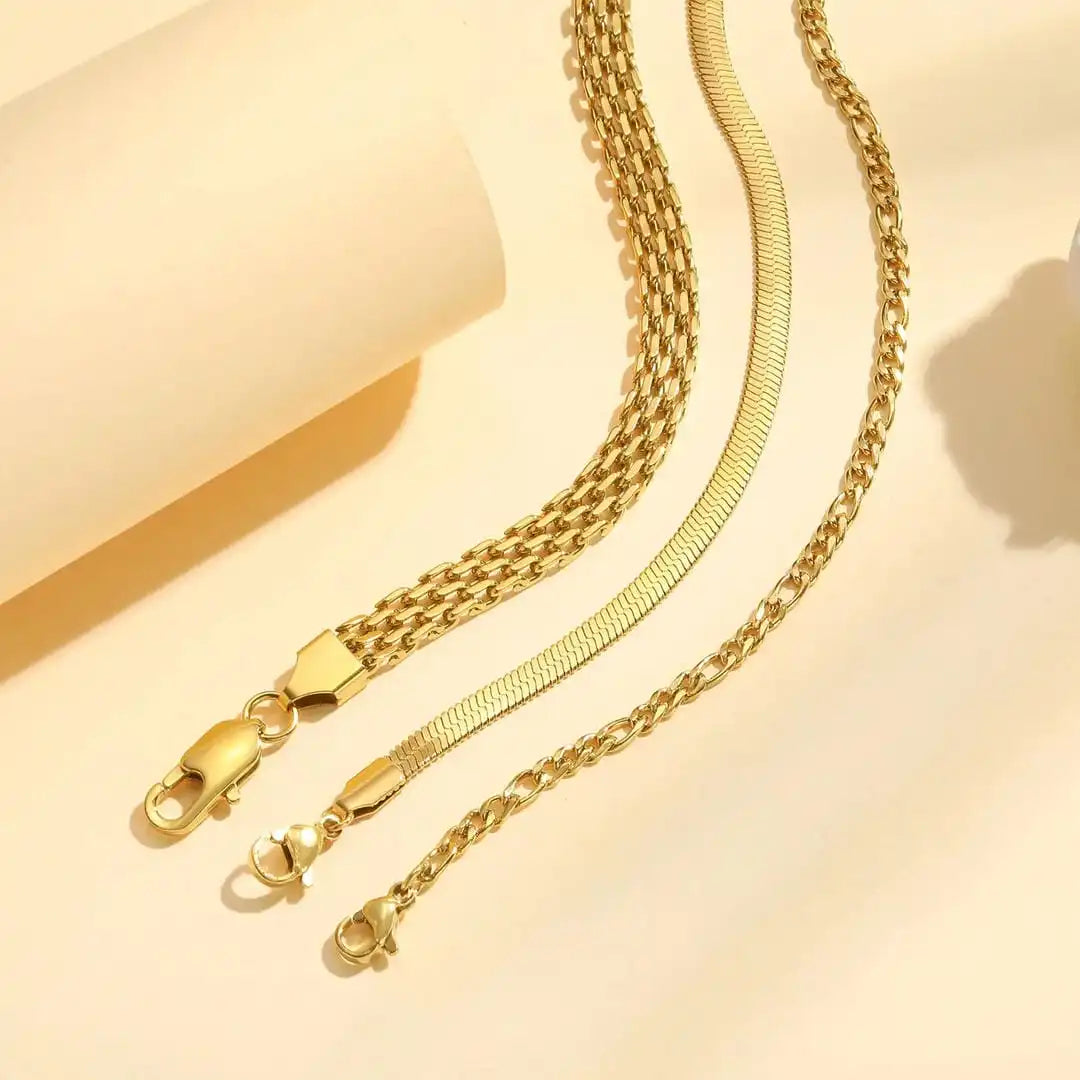 Bracelet Empilable en Perles Dorées
