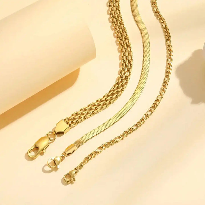 Stackable Bracelet Set of Golden Beads