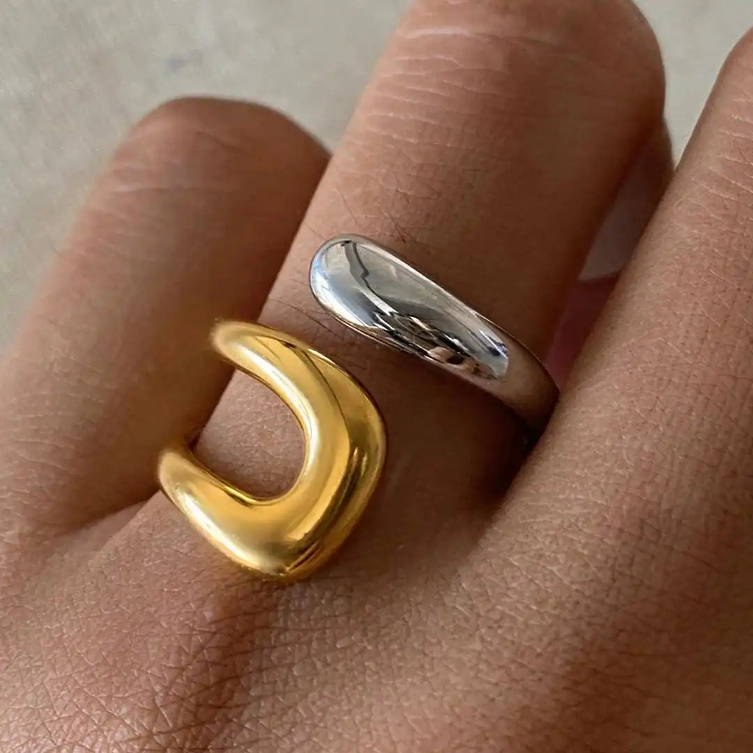 Bague Ouverte en Or Éternel