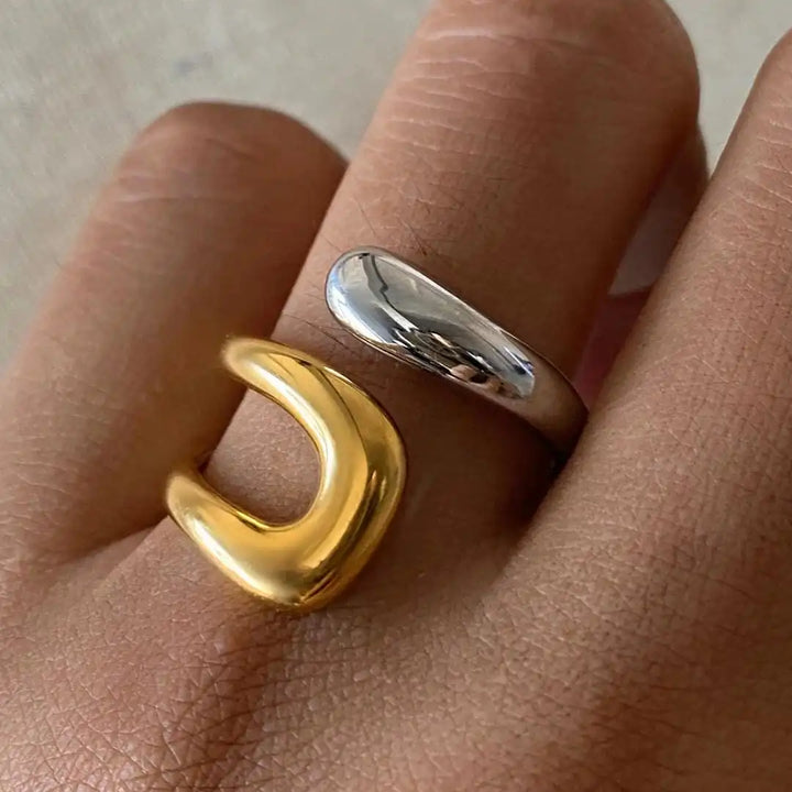 Bague Ouverte en Or Éternel