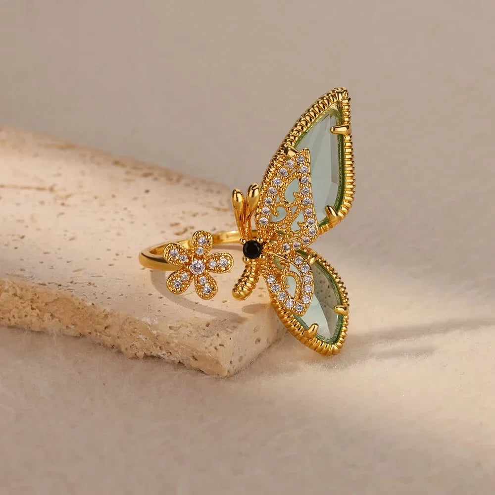 Bague Aura Papillon en Or