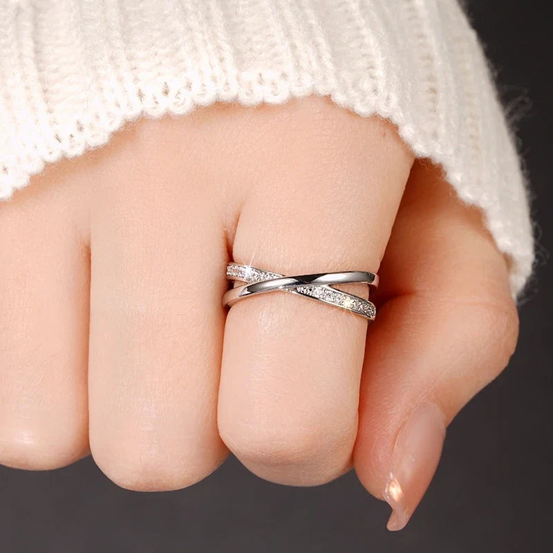 Bague en Zirconium Argent Elite