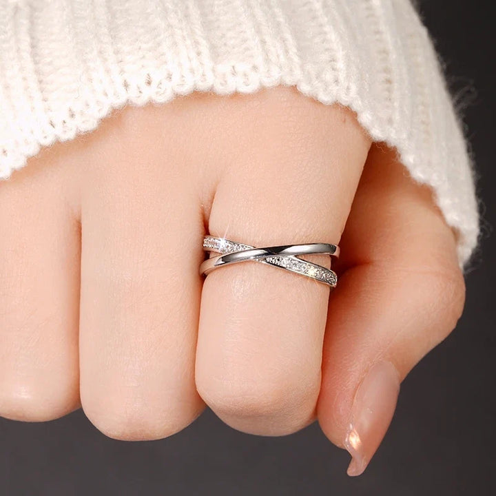Bague en Zirconium Argent Elite