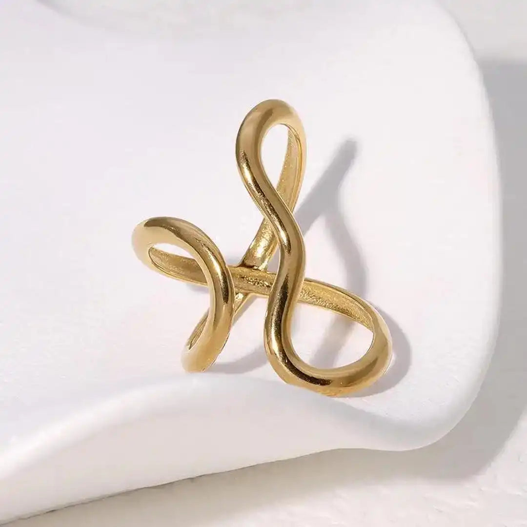 Bague Dorée Ajustable Enchantée