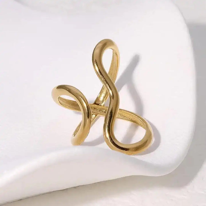 Bague Dorée Ajustable Enchantée