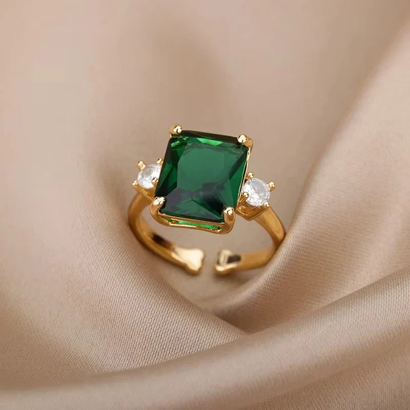 Bague Héritage en Or avec Émeraude