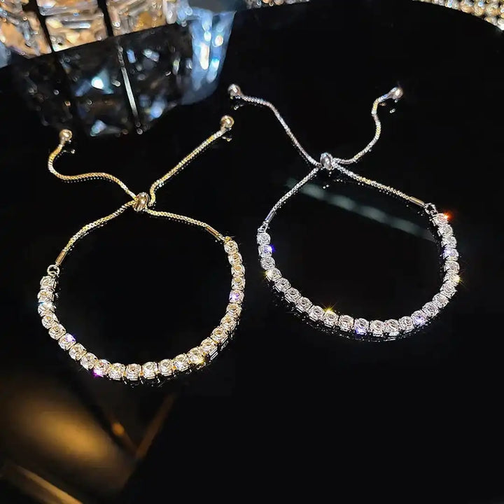Bracelet ajustable en pierres géométriques