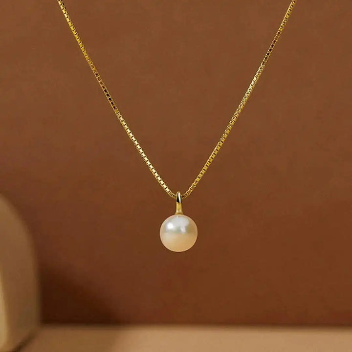 Collier Pendentif en Perle Classique