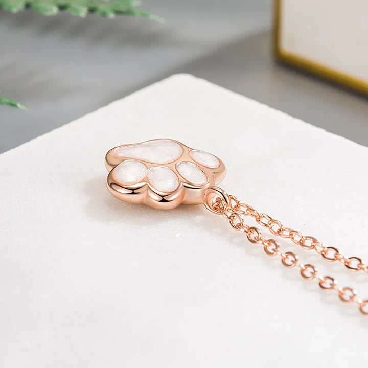 Collier avec Pendentif en Forme de Patte