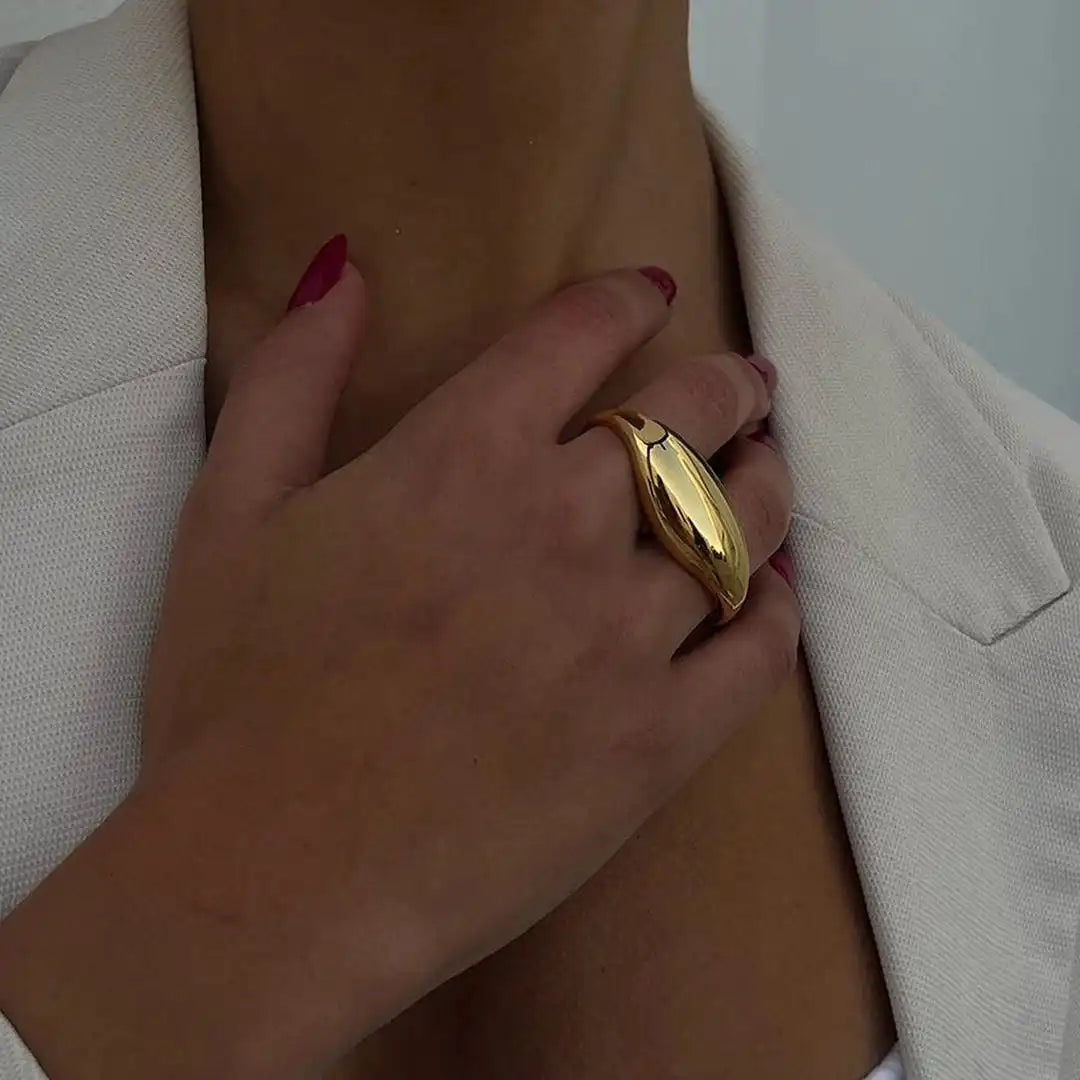 Timeless Double Gold Ring