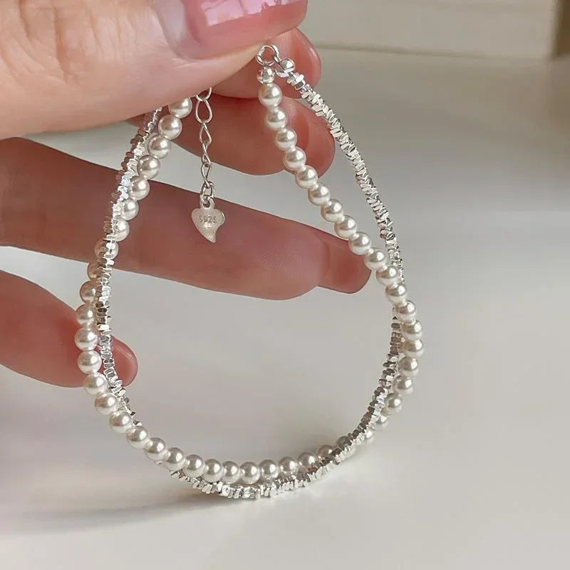 Mother-of-Pearl Double Bracelet