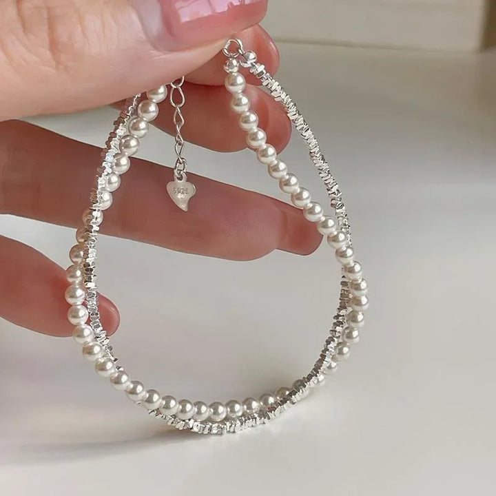 Mother-of-Pearl Double Bracelet