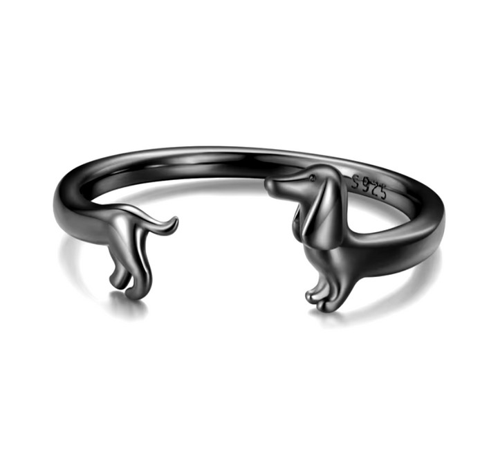 Bague Enroulée Teckel - Pour l&