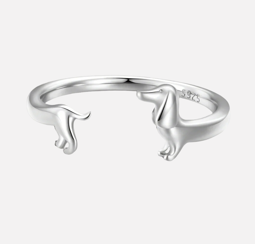 Bague Enroulée Teckel - Pour l&