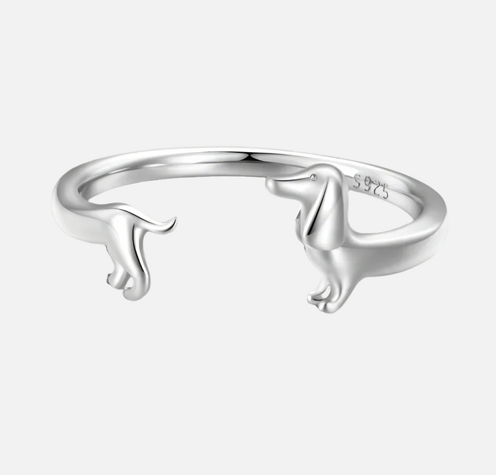 Bague Enroulée Teckel - Pour l&