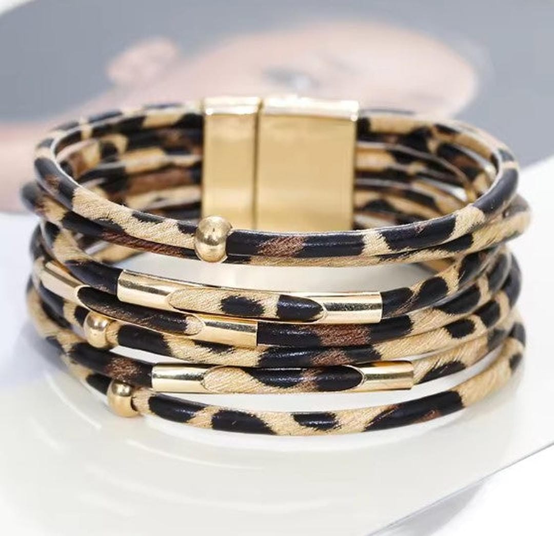 Bracelet Enveloppant Multicouche Largeau Boho