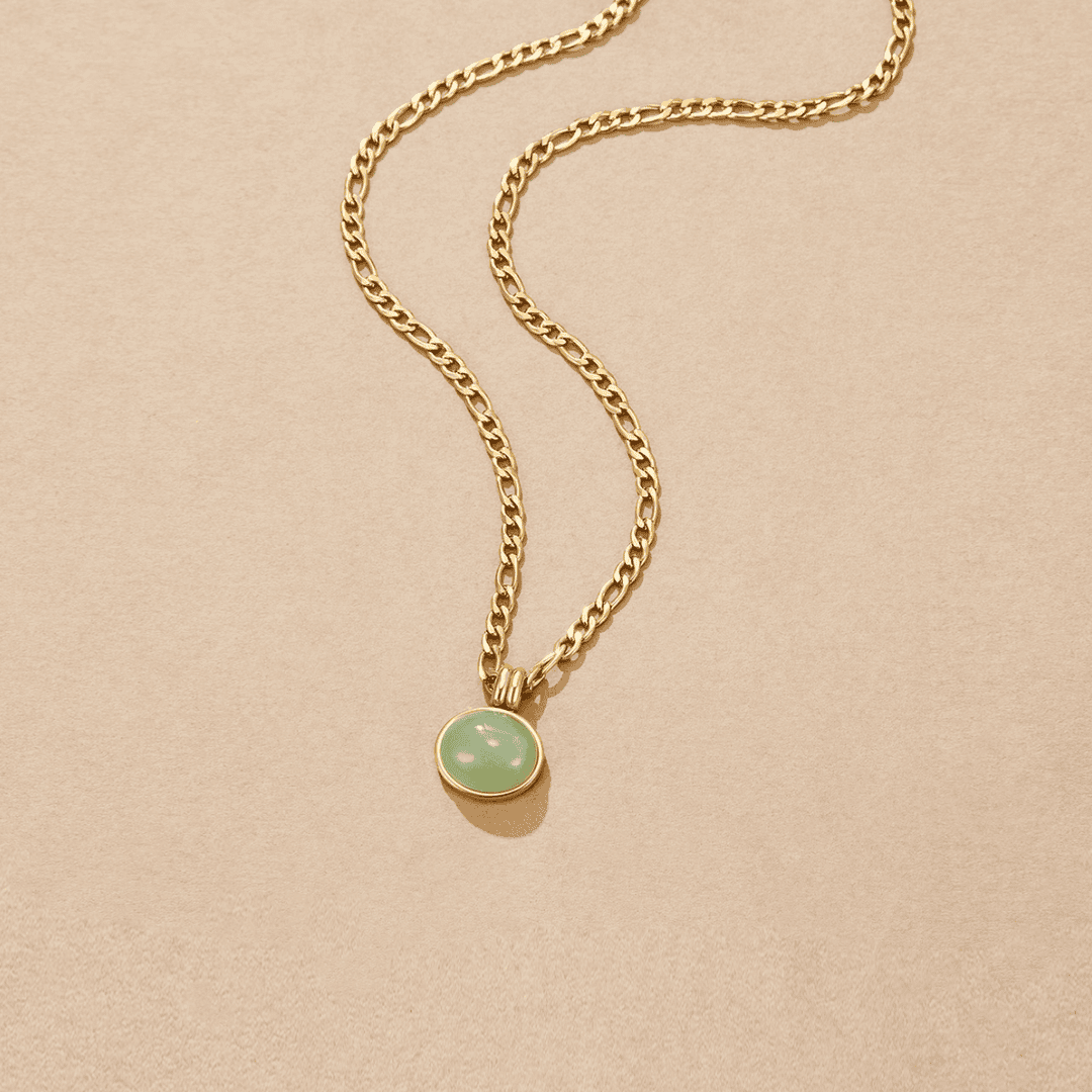 Collier Pendentif Clara en Jade