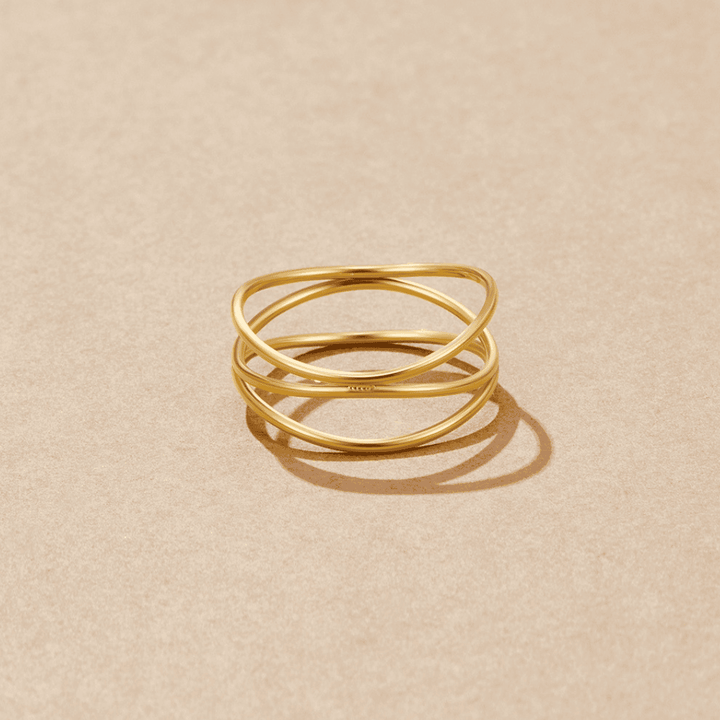 Bague en Or Boucle Infini