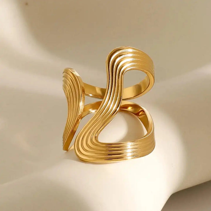 Bague Exquise en Or avec Perles