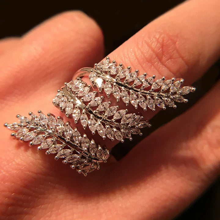 Bague Raffinée en Zircon Cubique