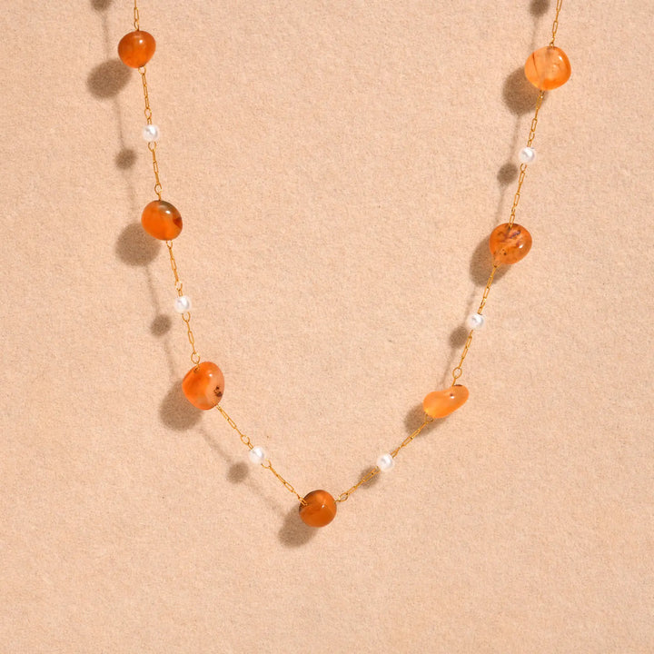 Collier Bohémien en Chaîne de Perles