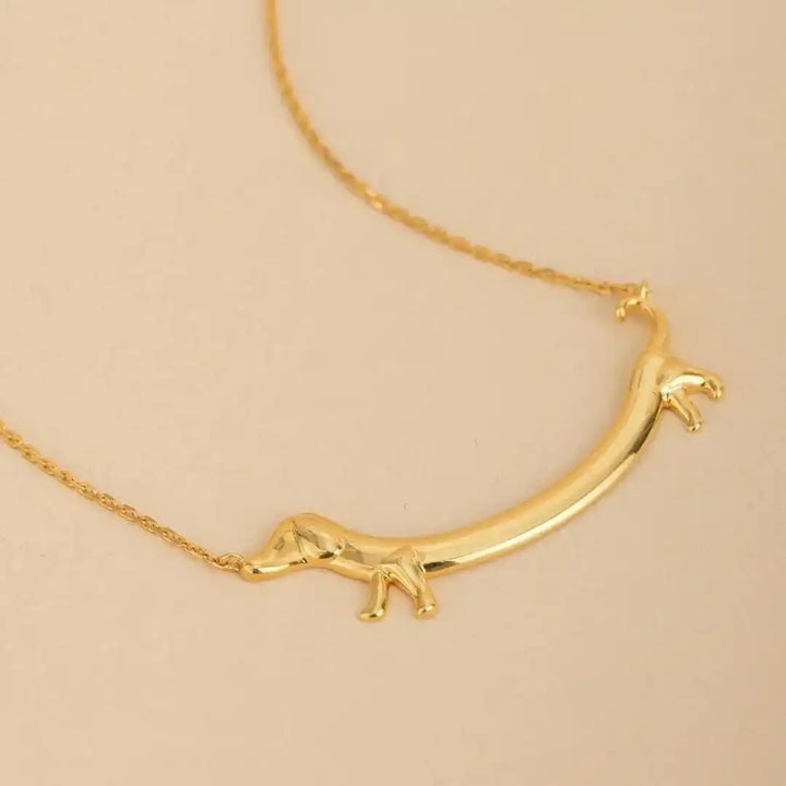 Collier avec Pendentif Teckel