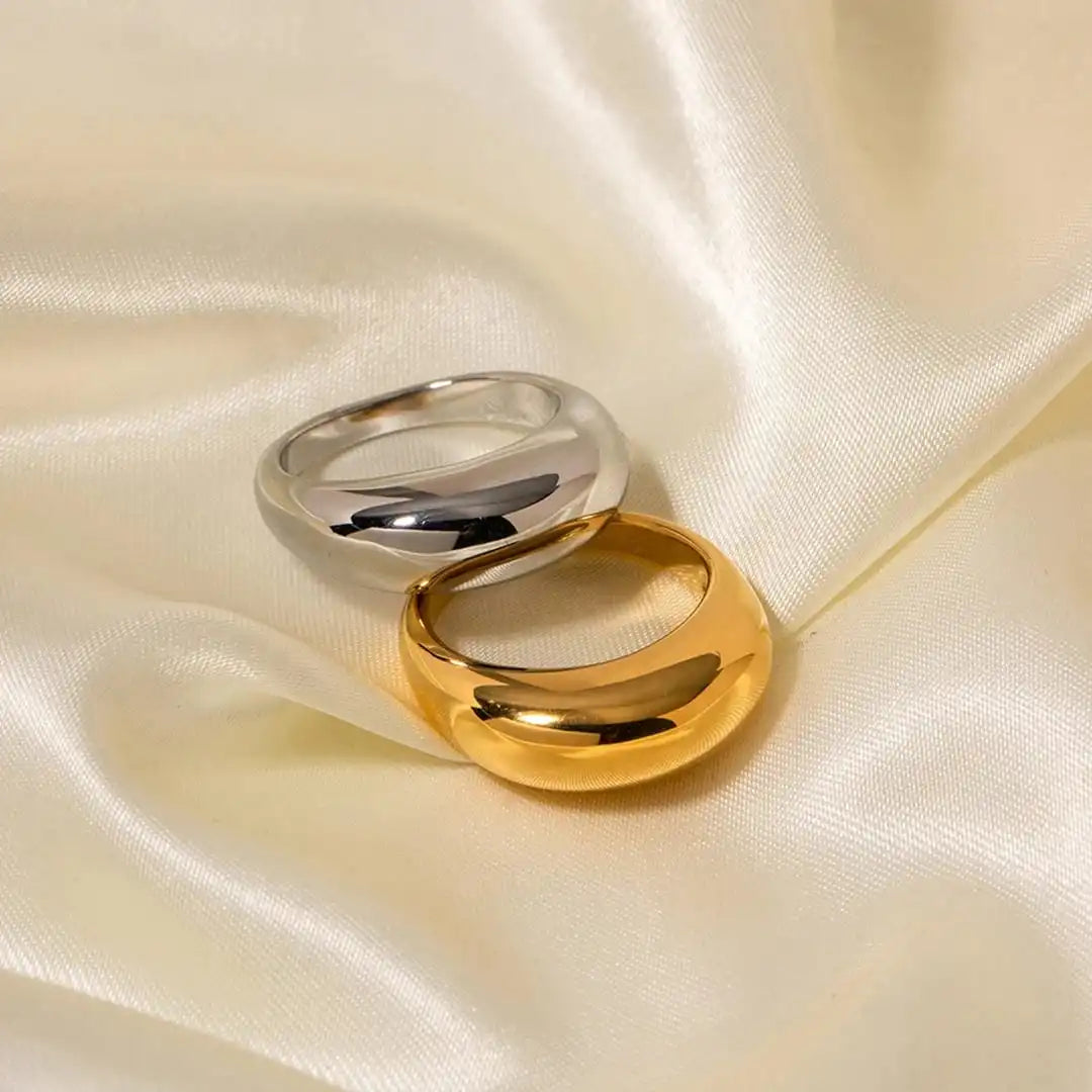 Bague Intemporelle en Arc Doré