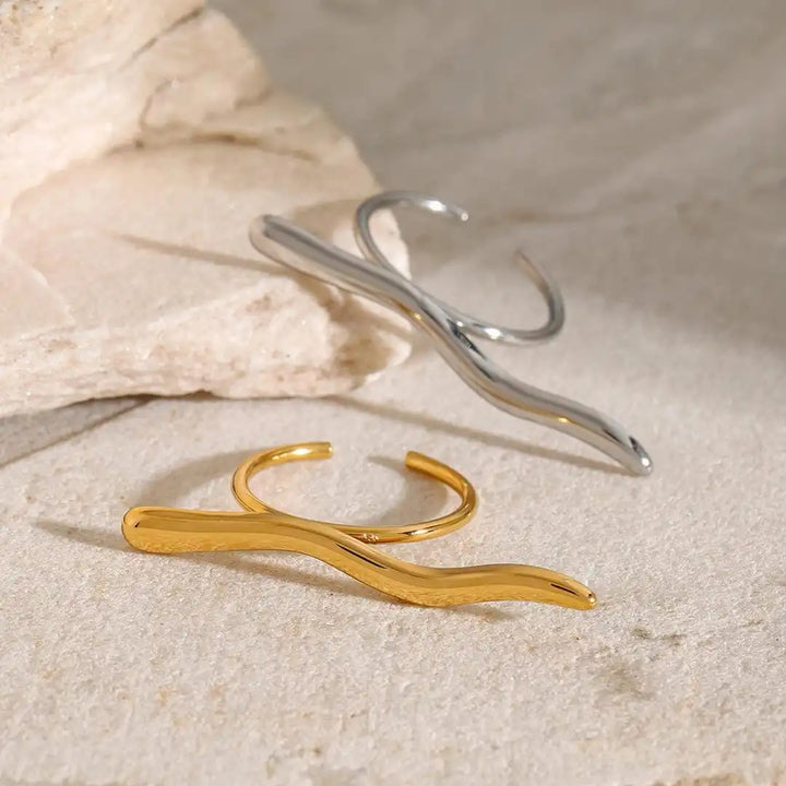 Minimalist Gold Branch Ring