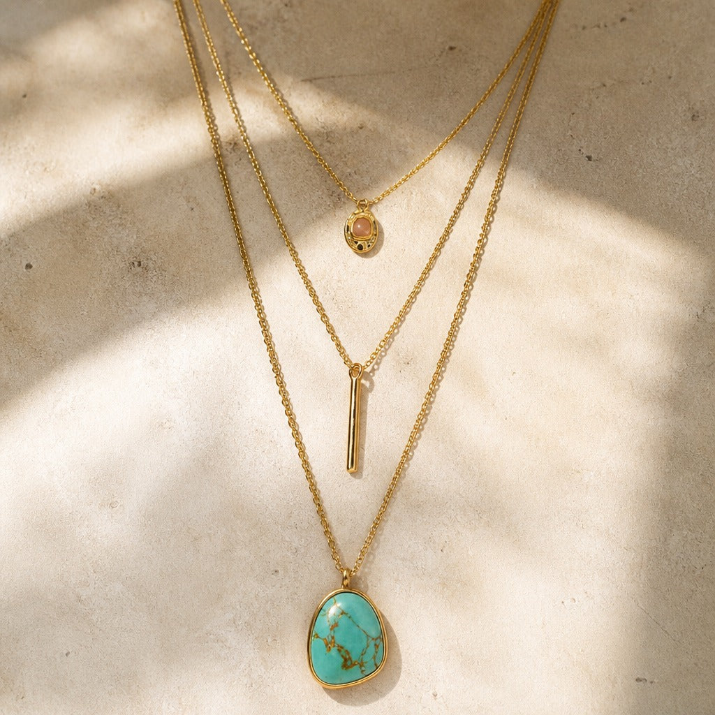 Collier Boho à trois niveaux