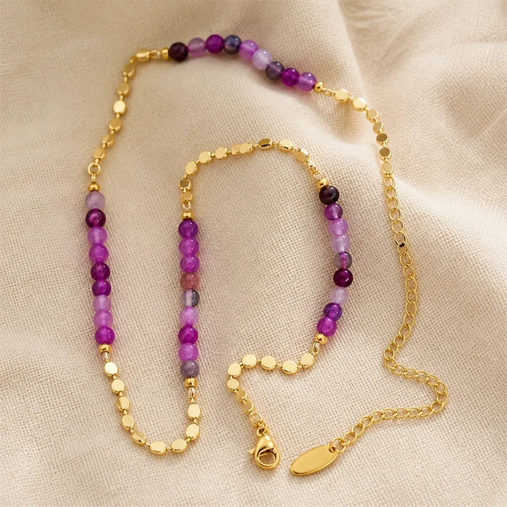 Collier intemporel en perles d&