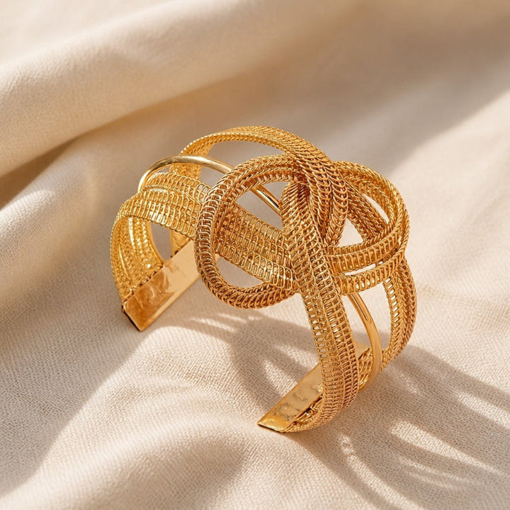 Bracelet Manchette Géométrique Intemporel