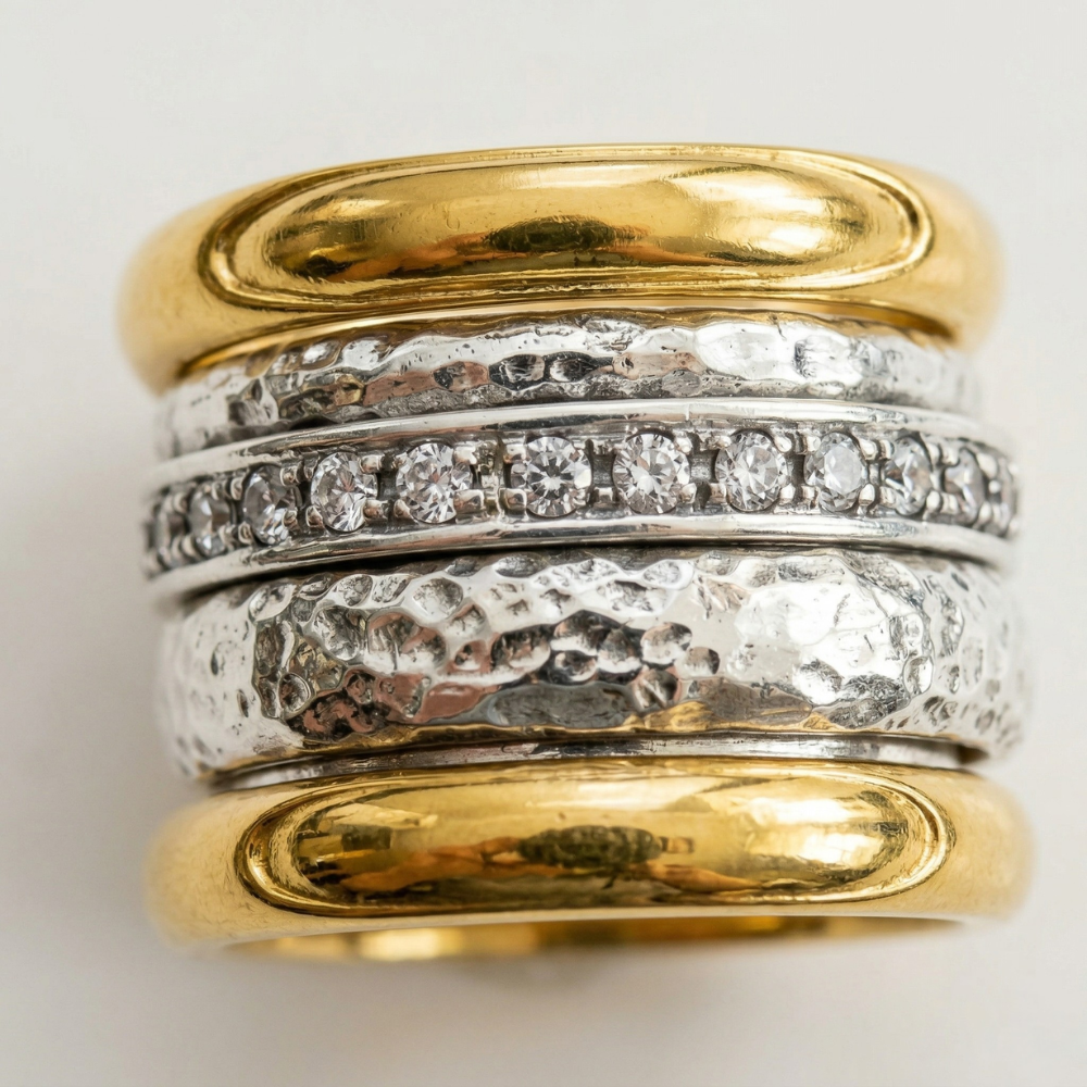 Bague Énonciatrice en Or Classique
