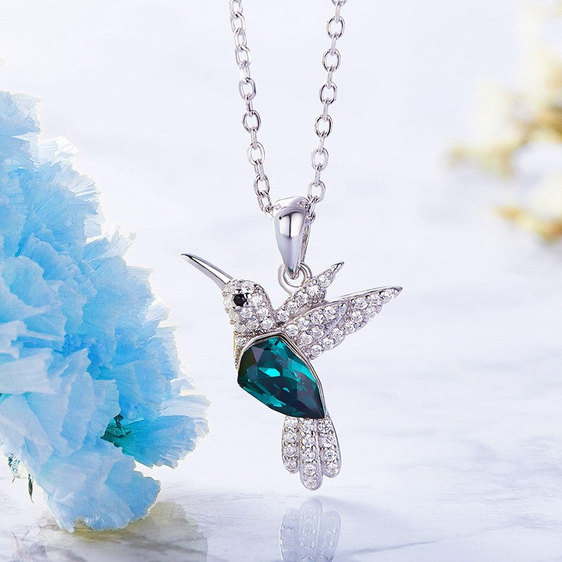 Collier Hummingbird Sparkle en Zirconia