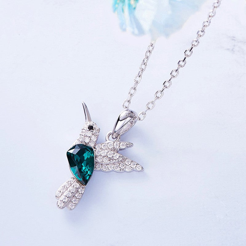 Collier Hummingbird Sparkle en Zirconia